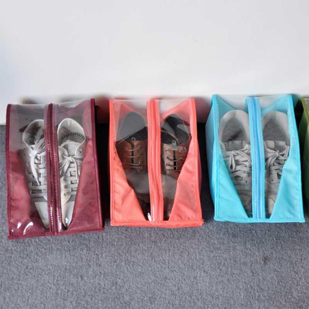 Portable Travel Waterproof Transparent Shoe Pouch. - DS Traders
