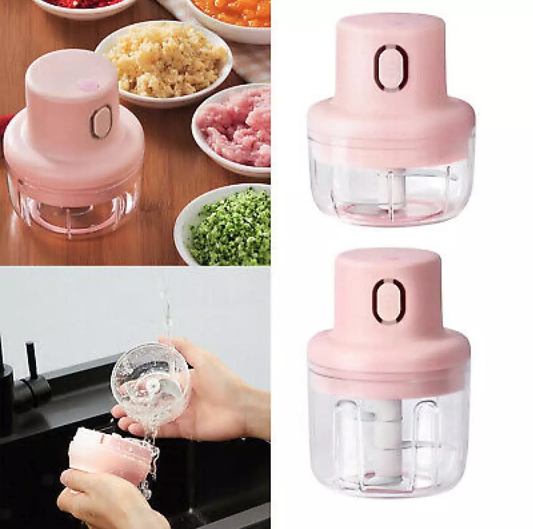 Re-chargeable Intelligent Electric Garlic Machine Garlic Cutter. - DS Traders