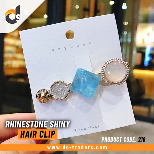 Rhinestone Shiny Hair Clip - DS Traders