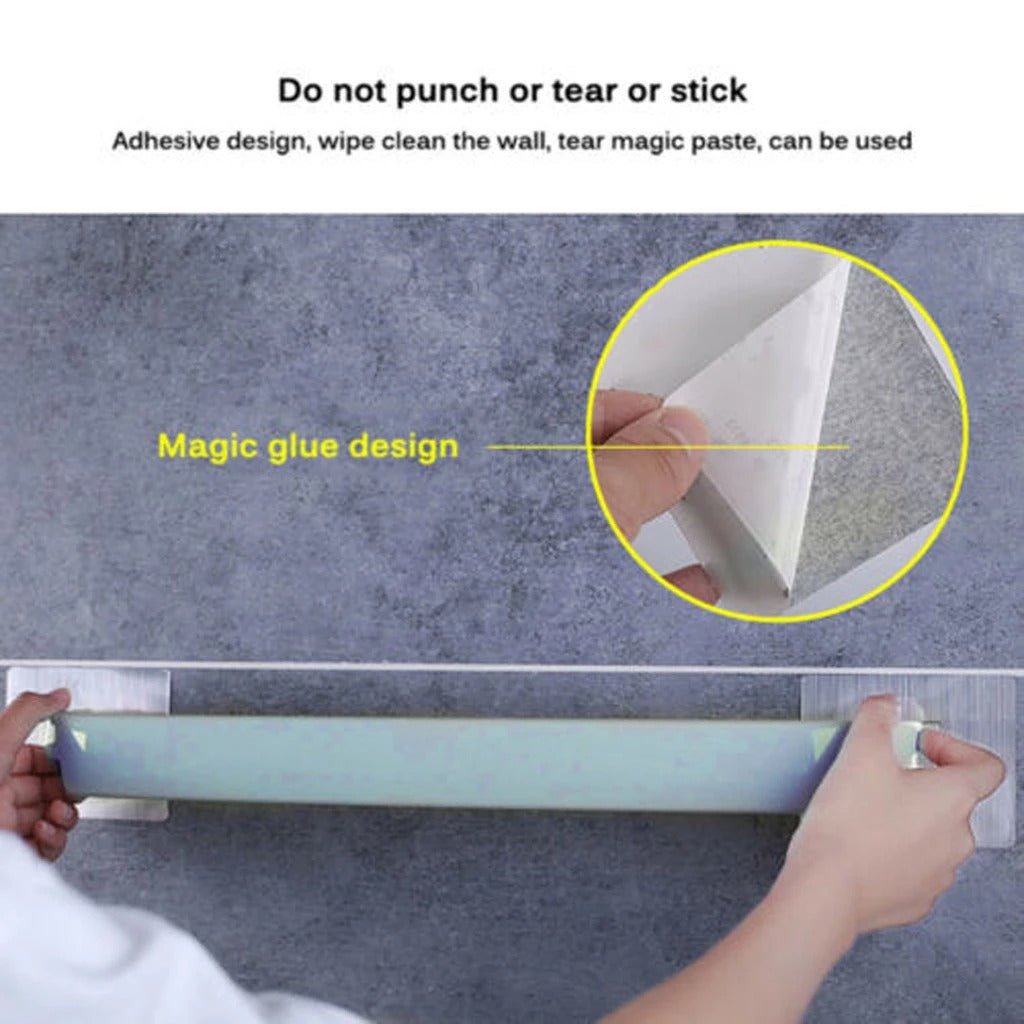 Self - Adhesive Plastic Towel Holder - DS Traders