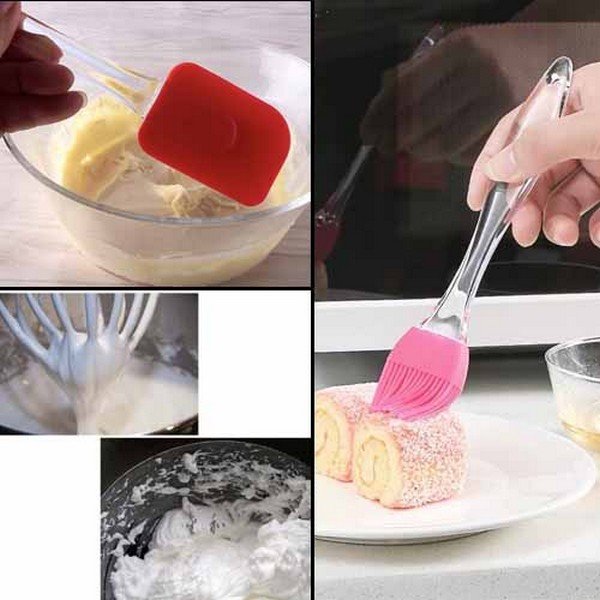 Silicone 3 Pcs Baking Tools Set. - DS Traders
