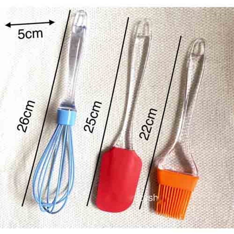 Silicone 3 Pcs Baking Tools Set. - DS Traders
