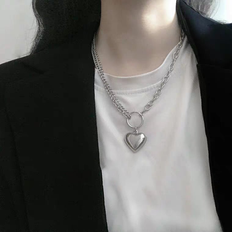 Silver Heart Locket - DS Traders