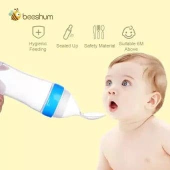 Squeeze Baby Feeder with Spoon - DS Traders