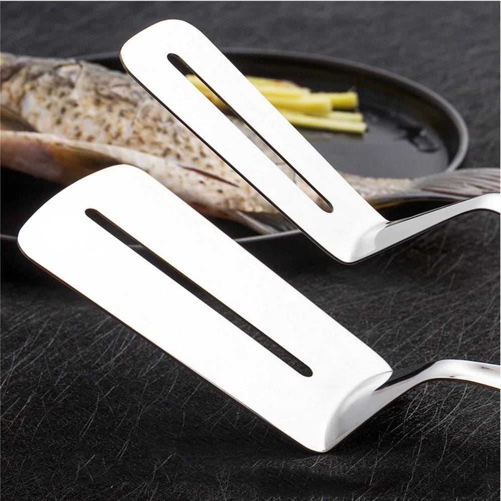 Stainless Steel Double Sided Frying Fish Spatula - DS Traders