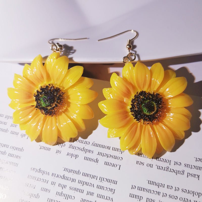Sunflower Earrings - DS Traders