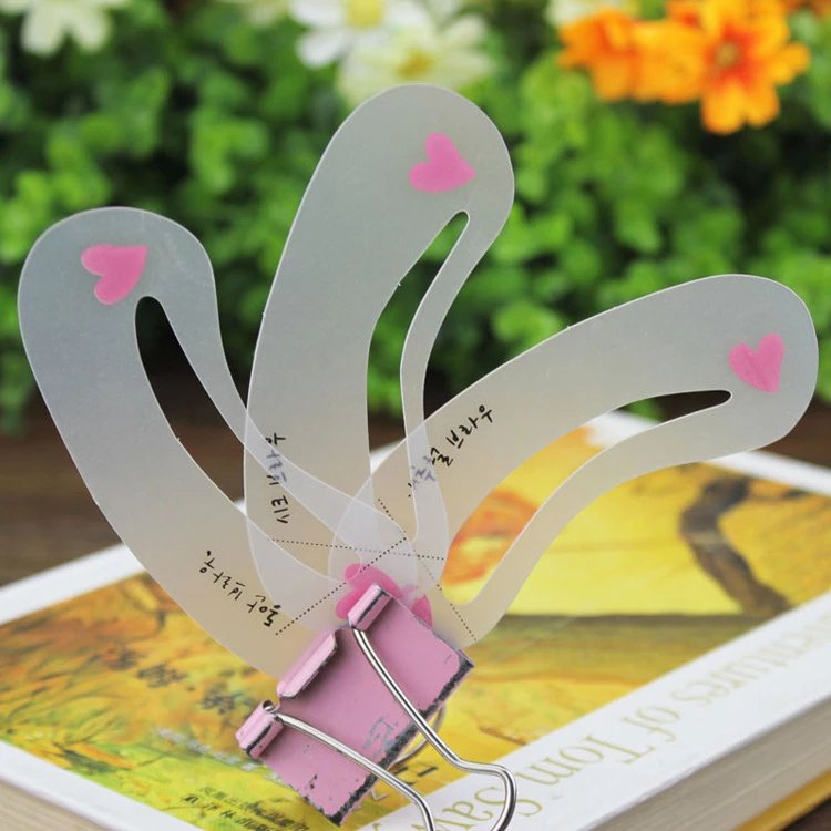 Thrush Tool Eyebrow Card Eyebrow Template Thrusher (3 Pieces) - DS Traders