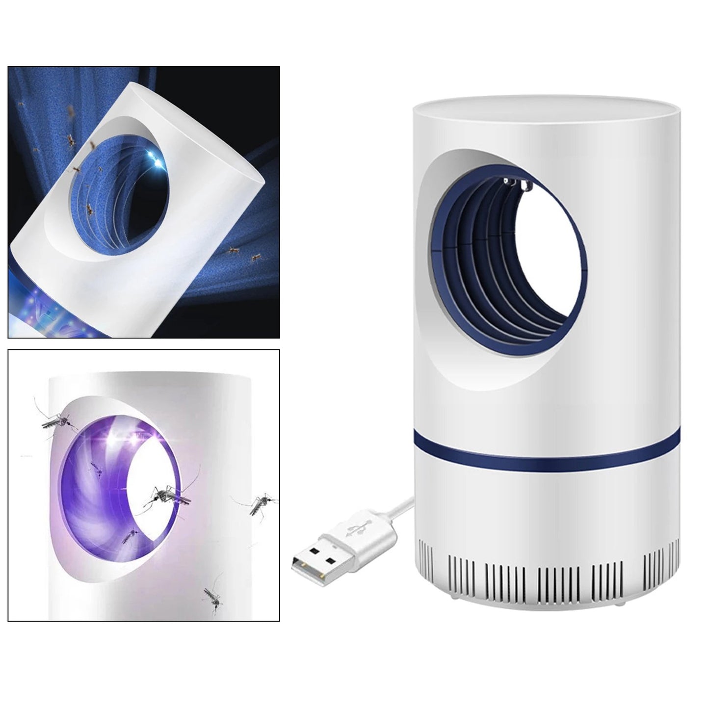 USB Anti Mosquito RechargeableTrap LED. - DS Traders