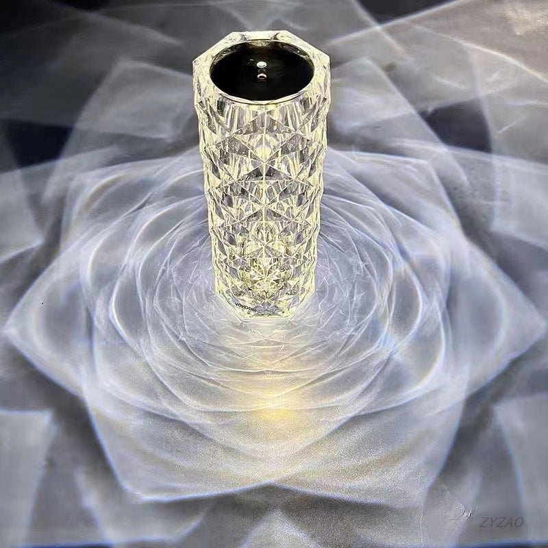 USB Charging Rose Diamond Table Lamp. - DS Traders