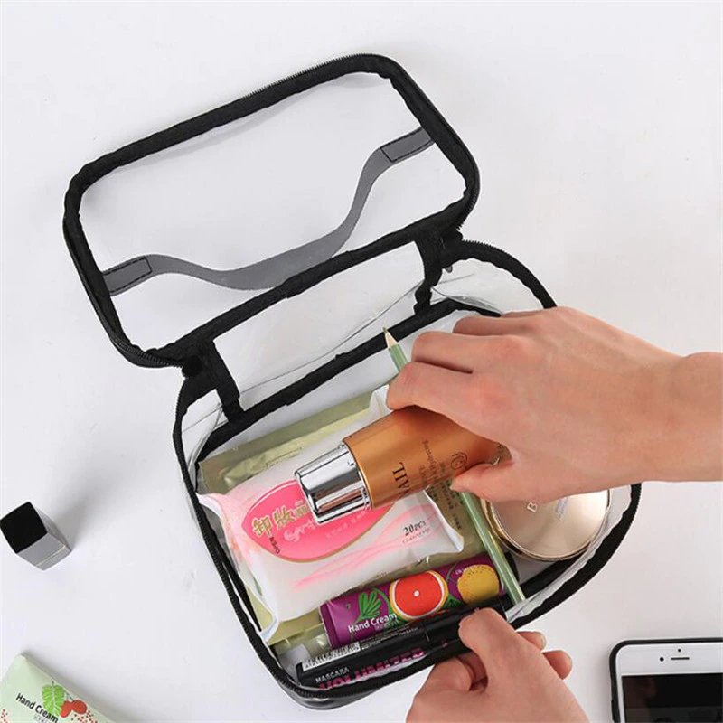 Waterproof Transparent PVC Bath Cosmetic Bag. - DS Traders