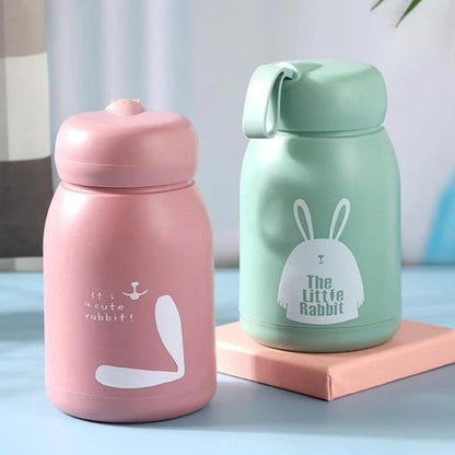 320ml Cute Glass Thermos Water Bottle