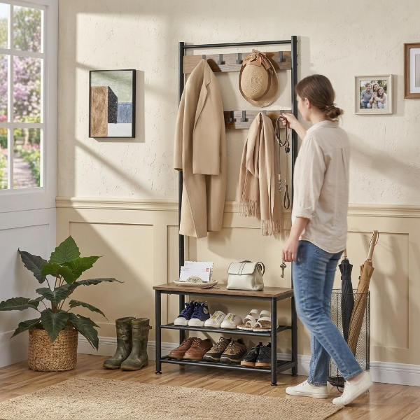 Multi-Functional Shoe & Hat Rack