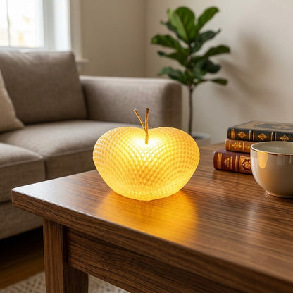 Golden Heart Glow LED Candle