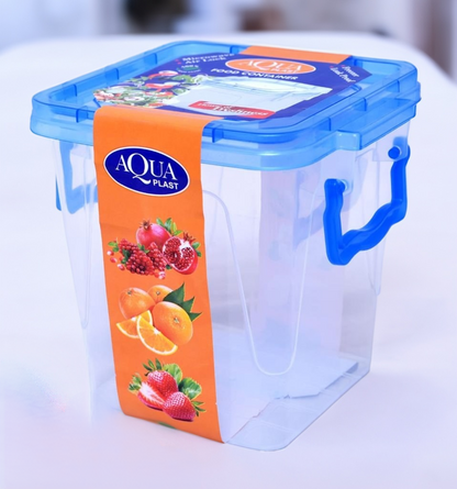 Pack Of 2 - Plastic Storage Food Container