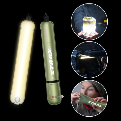 Folding Inflatable Camping Light with Solar Charging