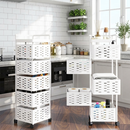 5-Layer Kitchen Storage Basket Rack