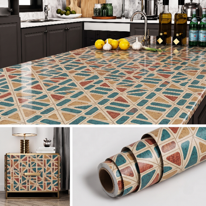 Self Adhesive Multi-Color Marble Sheet