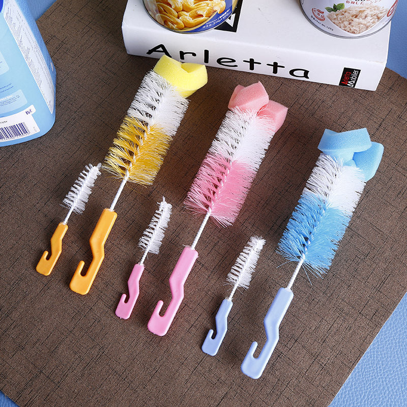 2pcs Baby Bottle Cleaning Brush Set