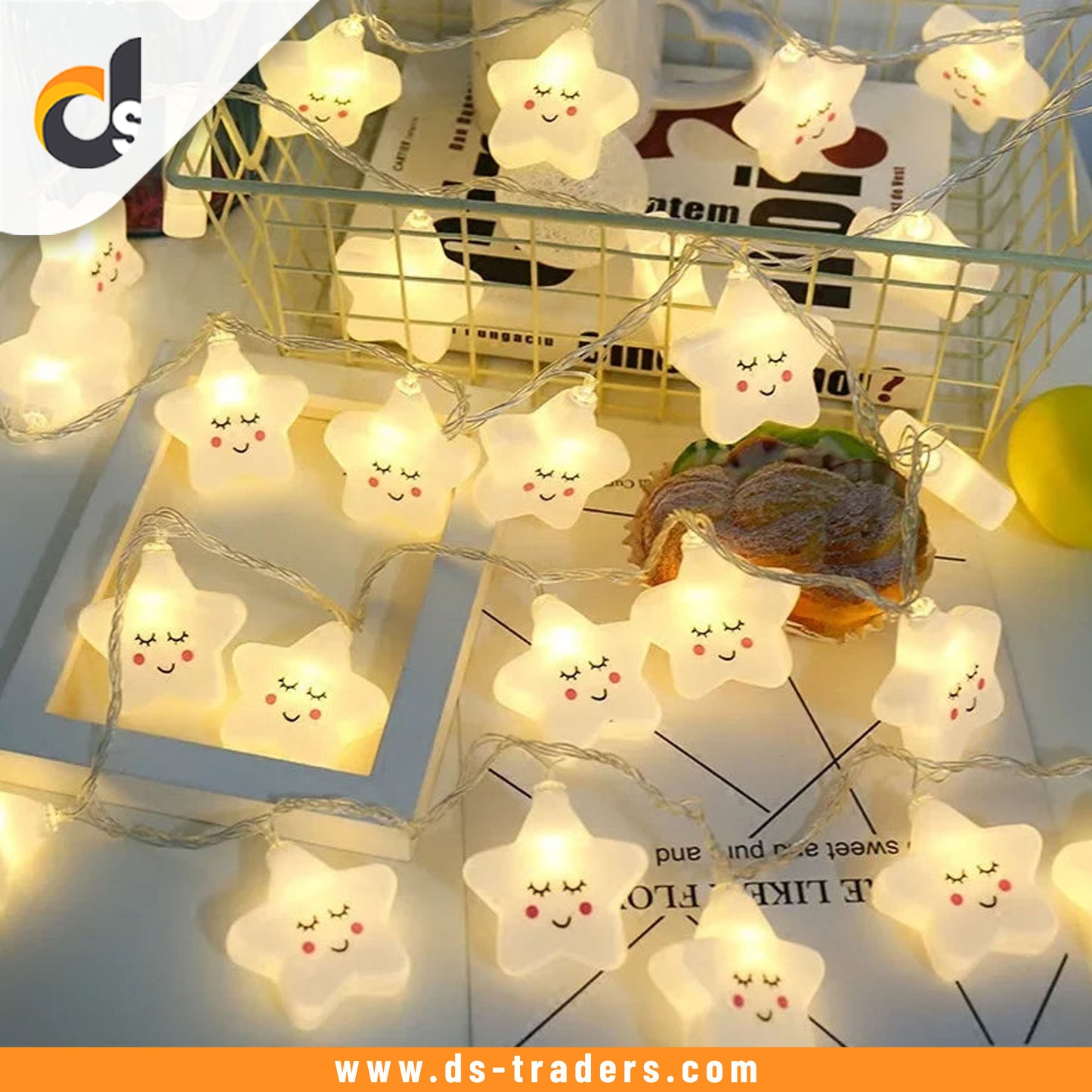 10PCs Set Creative Star Led String Light