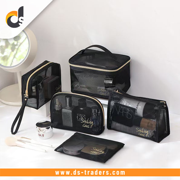 Set of 5 Stylish Makeup Pouch Set