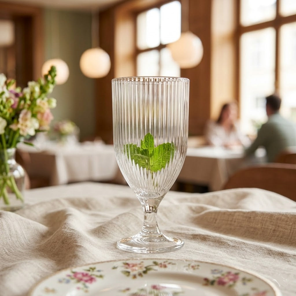 6Pcs Vintage Wine Glass Set