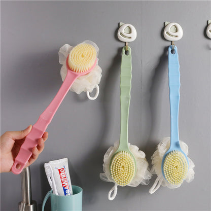 Long Handle Double-sided Bath Ball Shower Brush