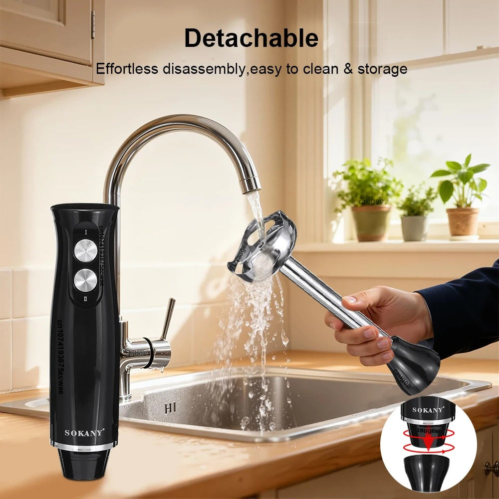 4-in-1 Stainless Steel Electric Blender