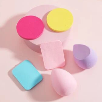 6 Pcs Beauty Blender Makeup Sponge Set