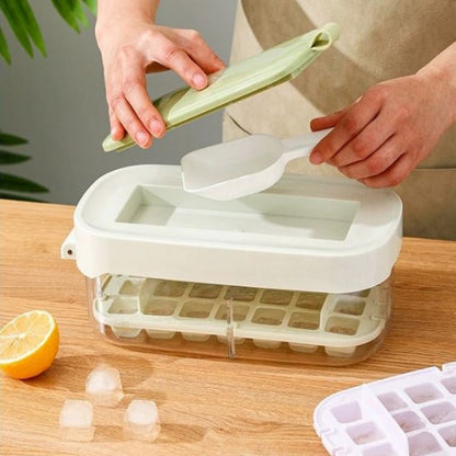 Pressing Ice Cube Mold Ice Tray Box