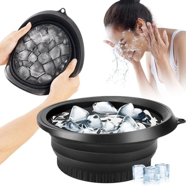 Portable Silicone Face Ice Beauty Bowl