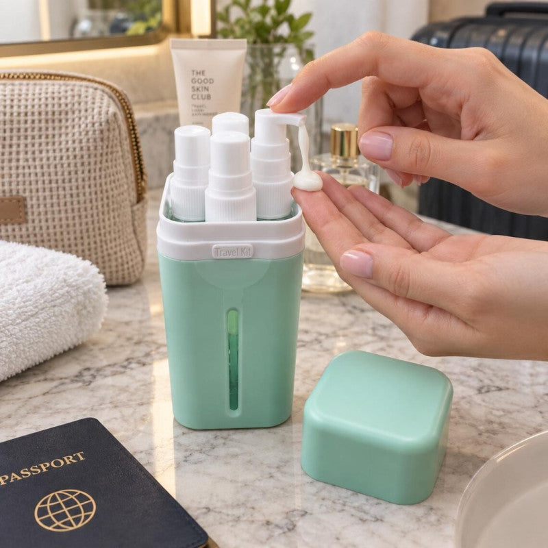 4-In-1 Refillable Travel Bottle Set