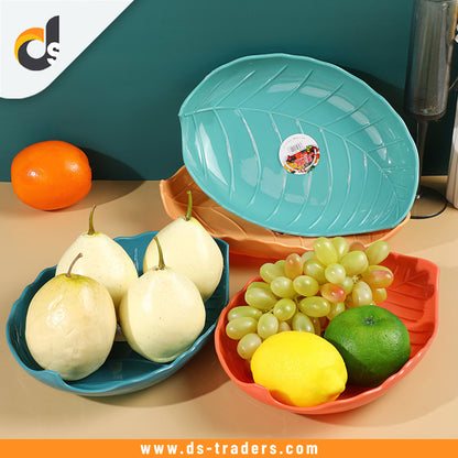 1PC Plastic Leave Shape Tray