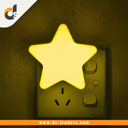 Star Shape Socket Night Lamp