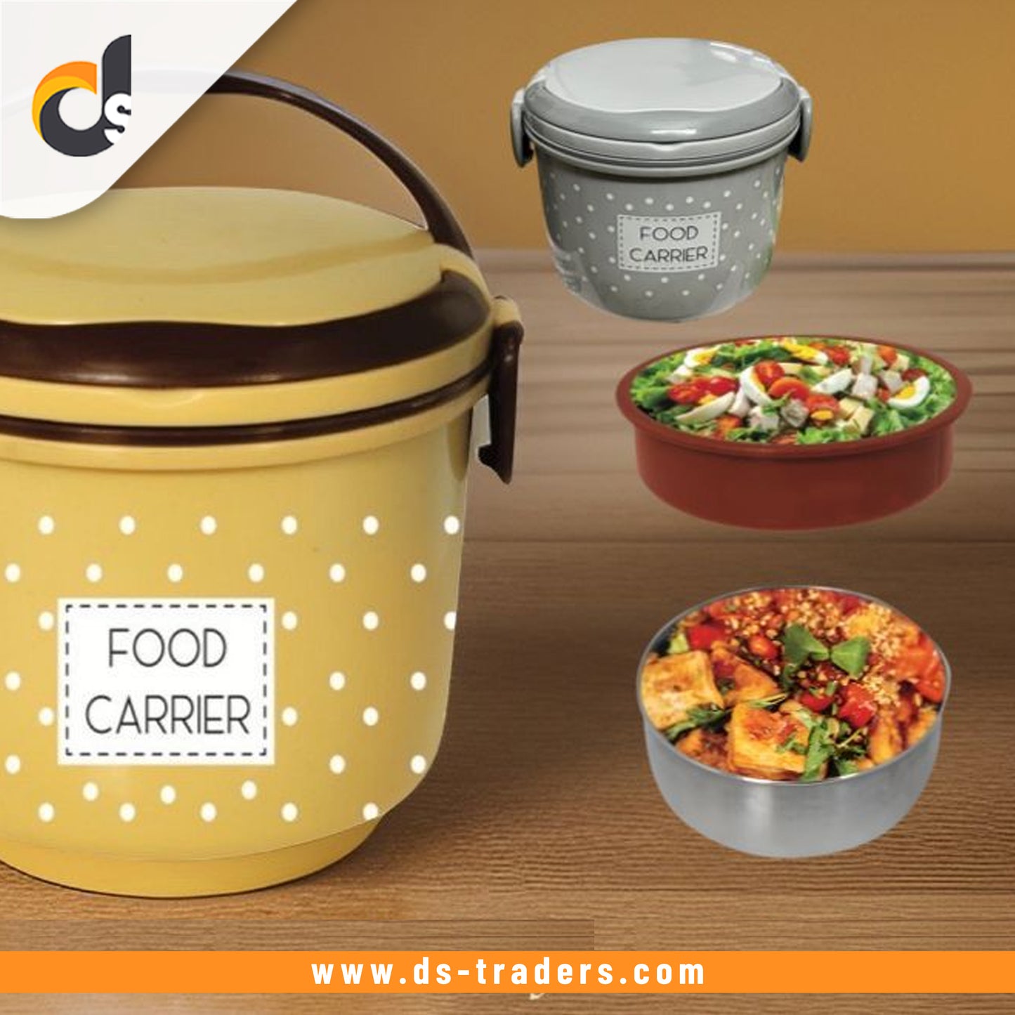 2 in 1 Food Carrier Lunch Box