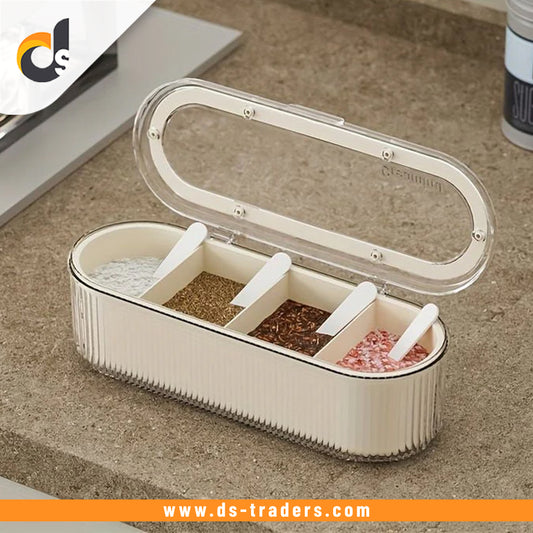 4 Compartment Luxury Seasoning Box