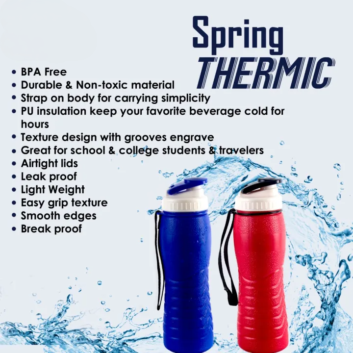 Travel Spring Thermic Bottle (500 ML).