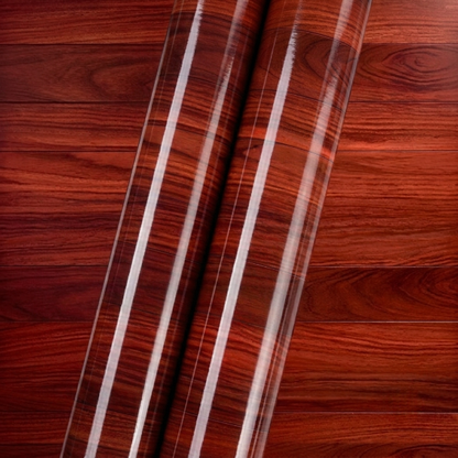 Self Adhesive Red Wooden Marble Sheet