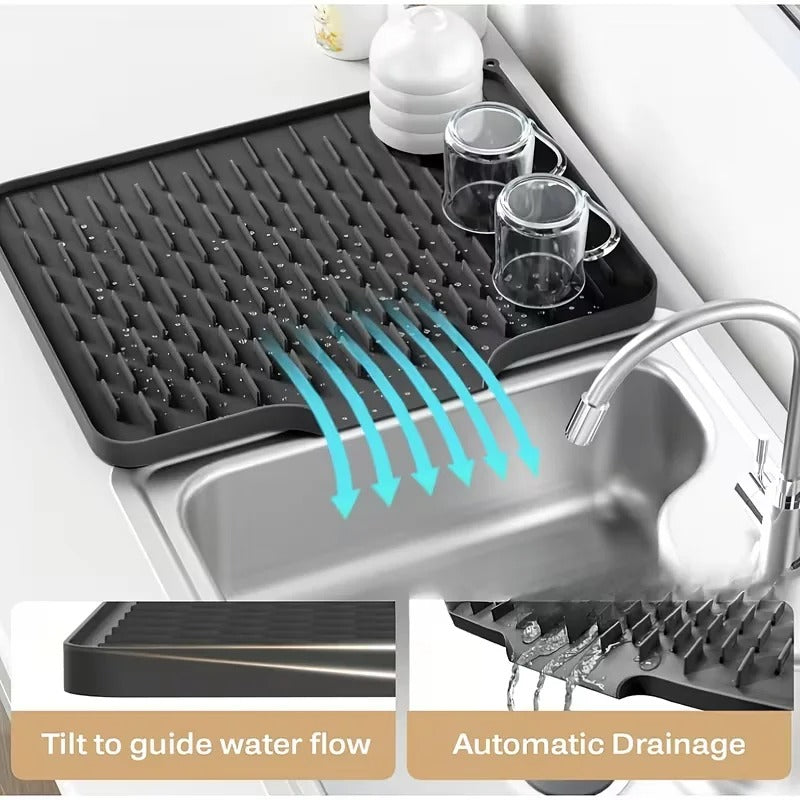 Anti Slip Silicone Dish Drying Mat