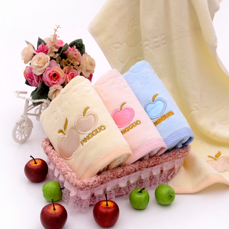 7pcs Adorable Printed Baby Hooded Towel & Washcloths Set