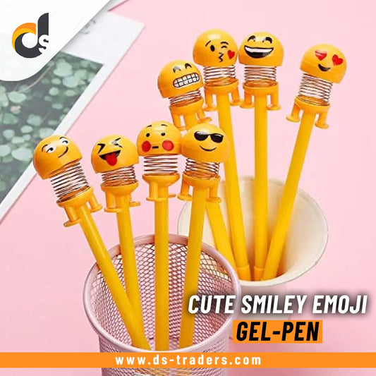 Cute Smiley Emoji Gel-Pen (Random Design)