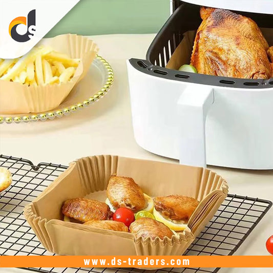 Nonstick Air Fryer Paper Disposable Plate Square (50pcs)