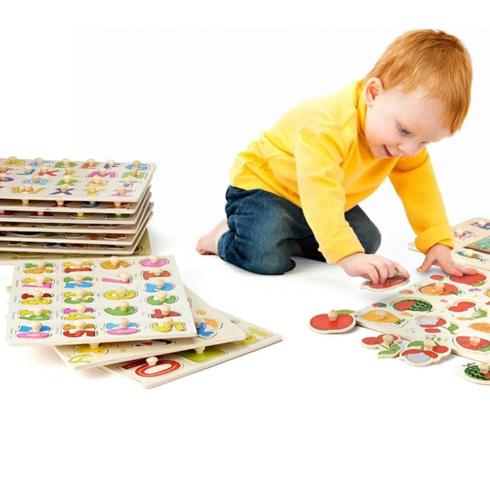 ABC Wooden Alphabet Kids Learning Board