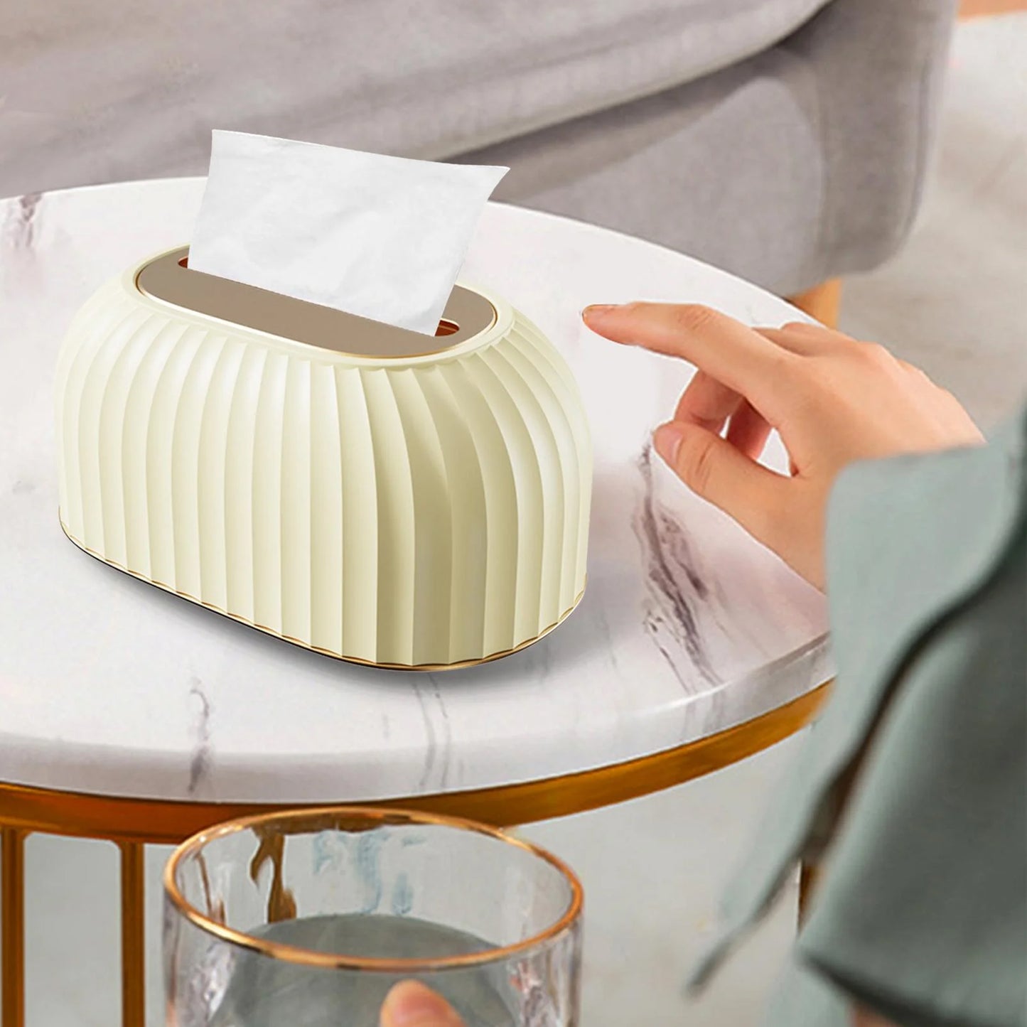 Nordic Stripes Tissue Box