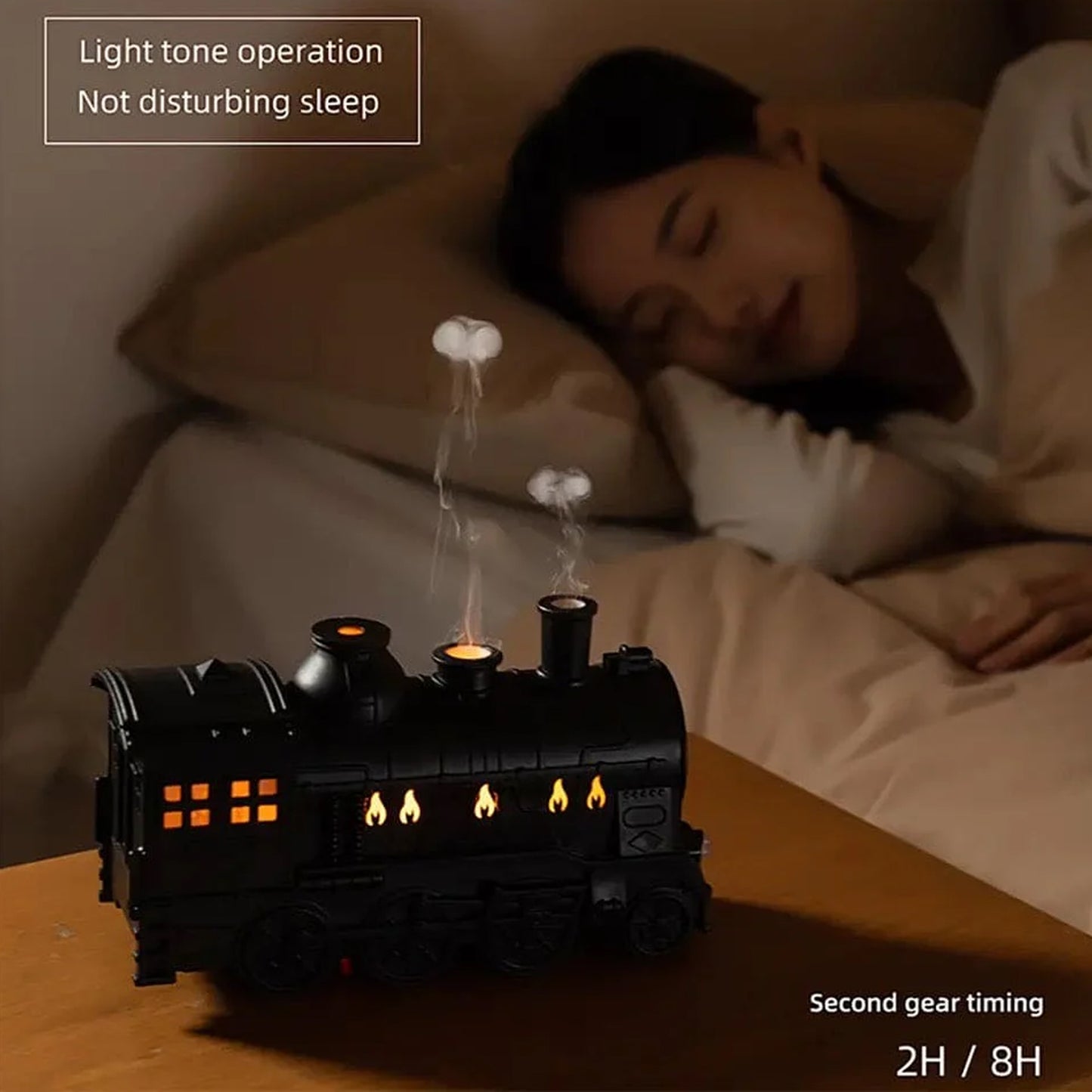 Retro Train Aromatherapy Diffuser and Humidifier