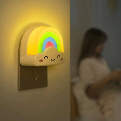 Cute Rainbow Socket Night Lamp