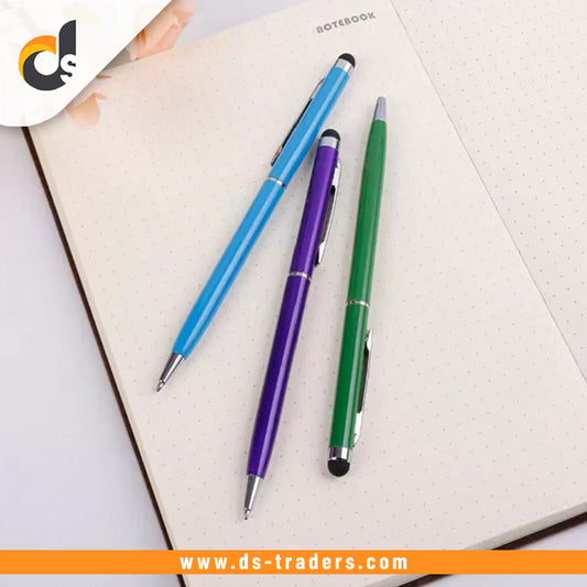 2 in 1 Stylus Pen and Touch Screen Pad (Pack of 3)