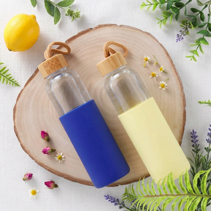 Glass Bottle with Silicone Cover 500ML