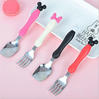 Mickey Mouse Fork And Spoon For Kid