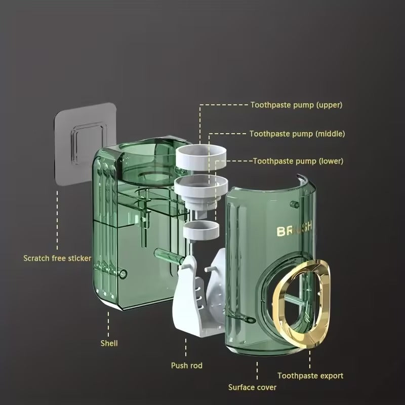 Wall Mounted Automatic Toothpaste Dispenser