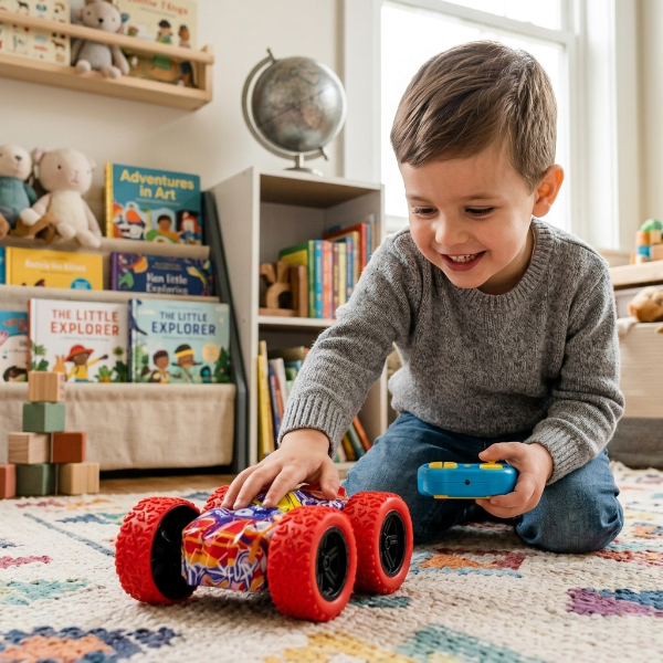 Kids Double Stunt Car Toy
